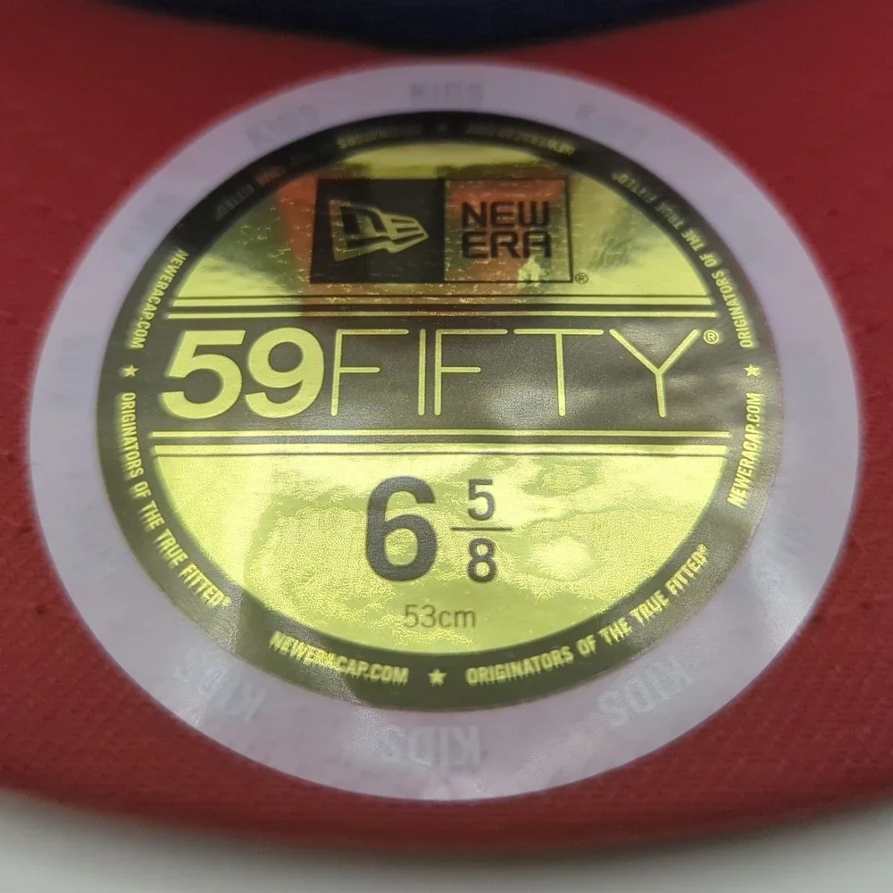 New Era 59FIFTY Dominican Republic WBC‎ Fitted Hat Kids 6 5/8 Blue Red RD Logo